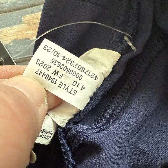 Under Armour Sport Woven Pants Womens XS Heatgear Navy Blue Jogger Run Gym NWT - Picture 10 of 12